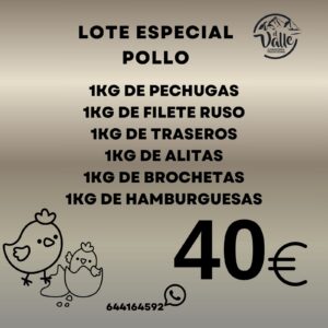 Lote Especial Pollo